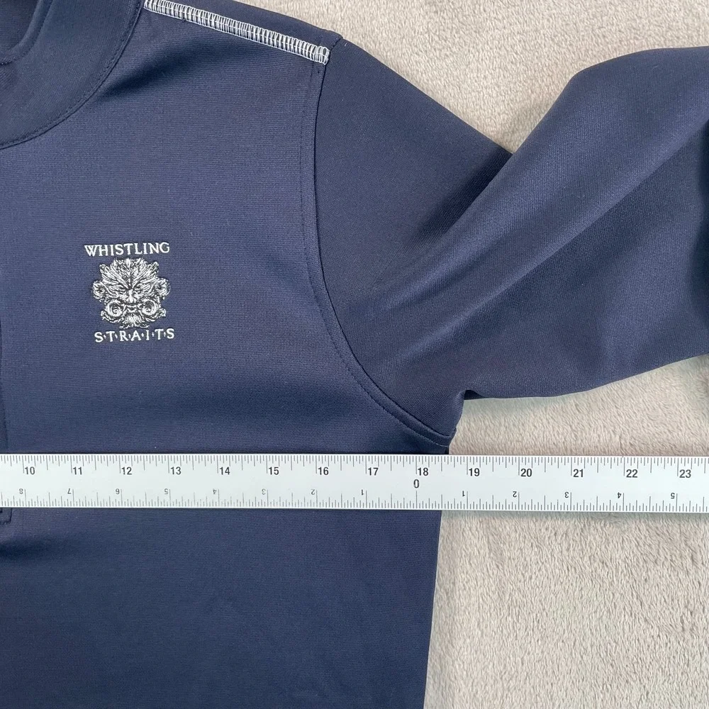 FootJoy x Whistling Straits Golf Course Half-Zip Pullover Junior Boys Large Navy